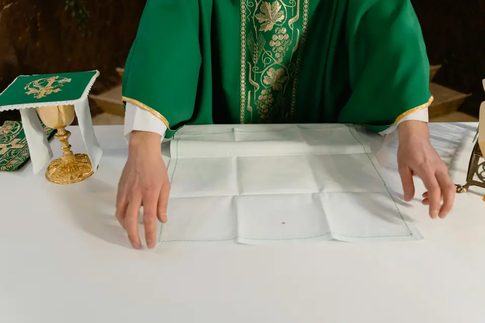 An altar prepared for worship