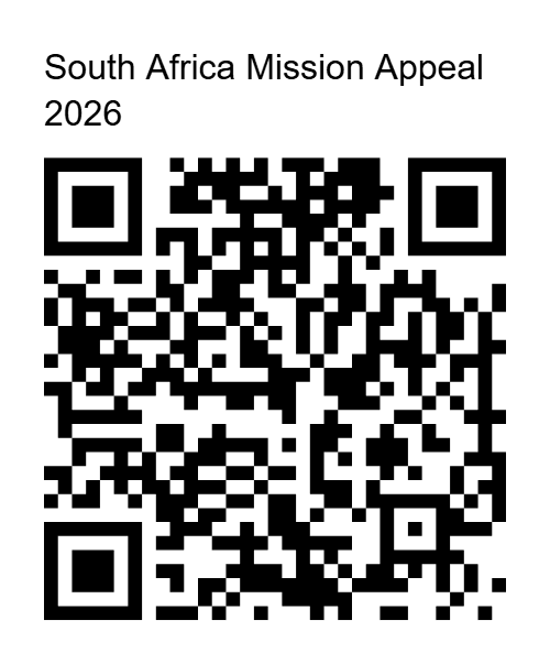 PayPal QR code for the South Africa Mission Appeal 2026