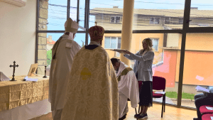 Book of the Gospels held over Bishop Ashley Deutschmann during his Episcopal Ordination